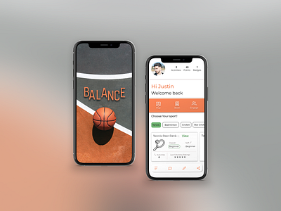 SPORTS APP app design ui