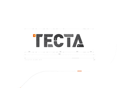 Tecta Branding branding design font logo logotype type typeface typography vector