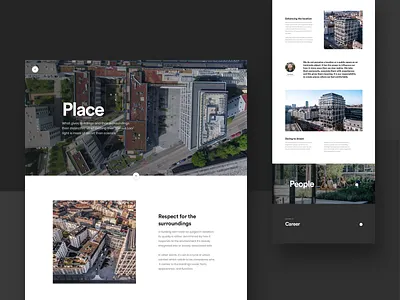 CORWIN Website corwin design enviroment grid homepage landing page people place platform style ui user experience user interface ux web webdesign