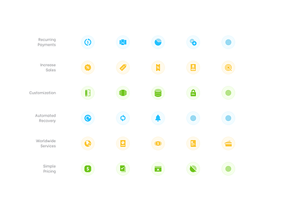 Fintech Iconset banking dollar fintech global icons iconset ios landing page payment security startup wallet website wordpress