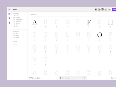 Type design for everyone glyphs interface software design type typogaphy