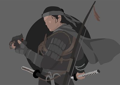 Ghost of Tsushima Vector character game games ghost of tsushima illustration vector