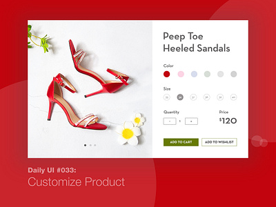 Daily UI #033: Customize Product 100 days of ui 100 days of ui challenge customize product daily design dailyui design challenge uidesign uiux