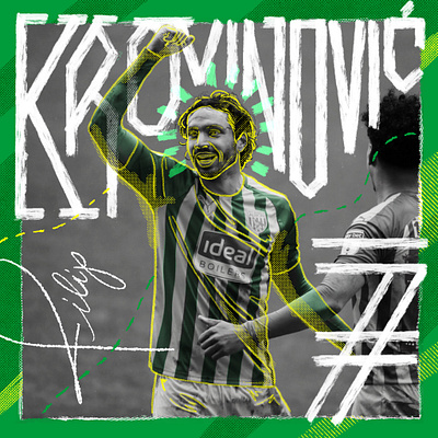 Krovinović #7 design football hand drawn handlettering illustration krovinovic procreate typography wba