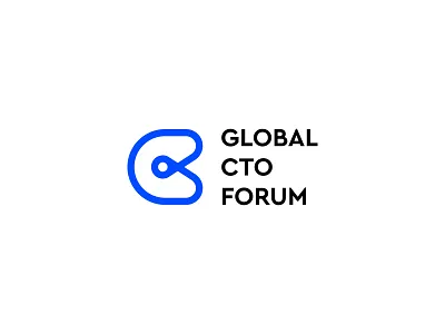 Global CTO Forum Logo branding business chief company cto design forum global graphic design logo logo design marketing minimal modern officer technology typography website
