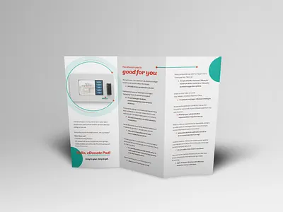 eDonate Trifold Brochure brochure brochure design indesign trifold trifold brochure