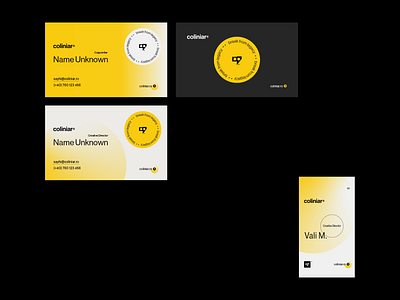 Coliniar — Digital & Human agency business clean coliniar identity