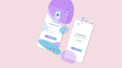 Sign up / Cleaning Service App app art design illustration ui ux vector