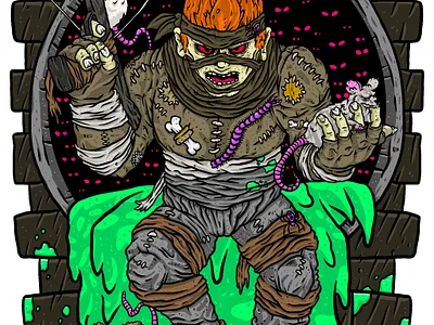 Rat King actionfigure digital digital art digital illustration digitalart illustration ninjaturtles rat tmnt