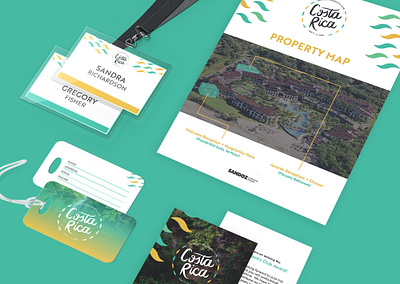Sandoz President's Club branding branding and identity branding design design event event branding logo design tropical
