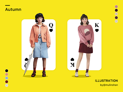 Cool girls 1 design illustration