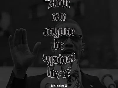 Malcom X dailyui design malcom x social social justice