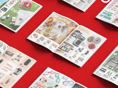 Target's Printed Weekly Ad art direction design editorial design