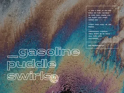 Gasoline Puddle Swirls dailyui design music social