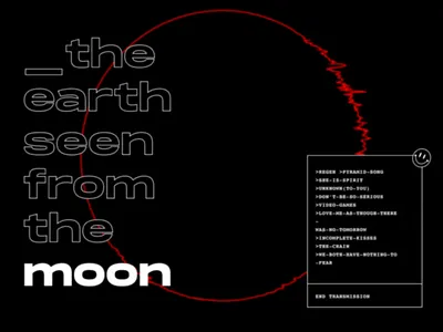 The Earth Seen From The Moon dailyui design music social ui