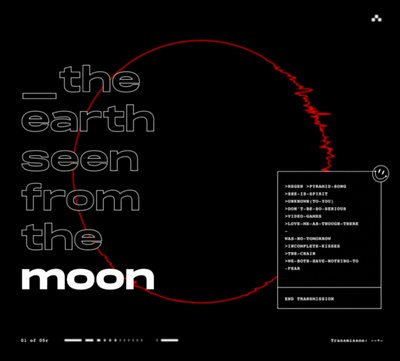 The Earth Seen From The Moon dailyui design music social ui