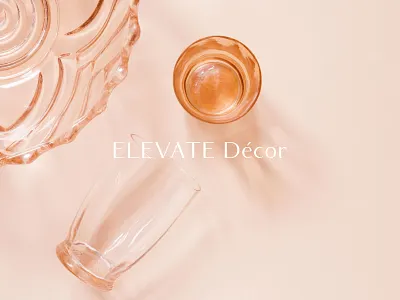 Elevate Décor Logo Design brand and identity brand design brand identity brand strategy branding design even stylist event event branding event designer event planner event styling logo minimal modern modern brand design modern logo design planner san serif typography
