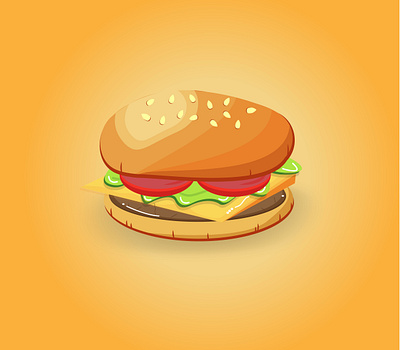 burger burger design illustration logo