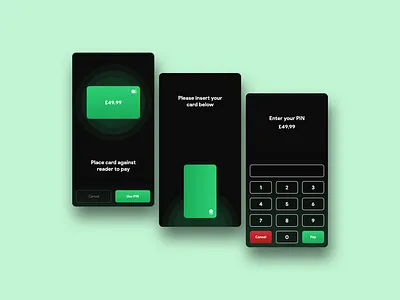 Card Reader app bank banking card cardui clean clean ui colour design flat minimal modern modern design ui ui design ux web