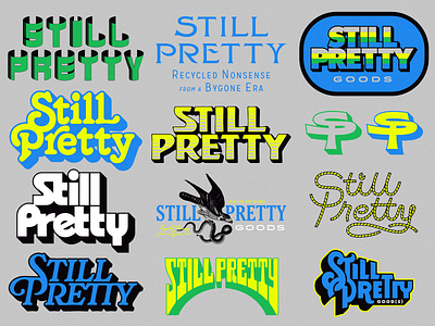 Still Pretty Still brooklyn custom lettering lettering logo still pretty type vin conti