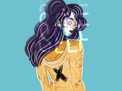 Self Portrait design illustration portrait