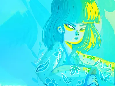 Tokio art colors illustration