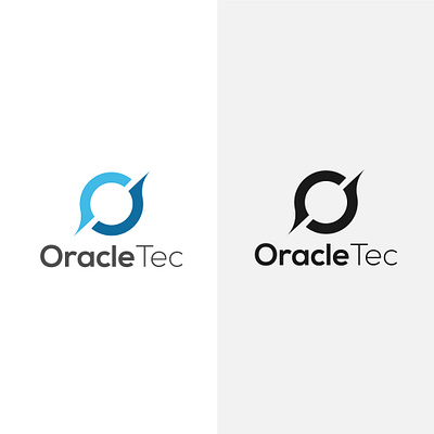 Oracle Tech Logo Design awesome logo best logo branding flat icon logo logo design minimal tech logo technology logo typography