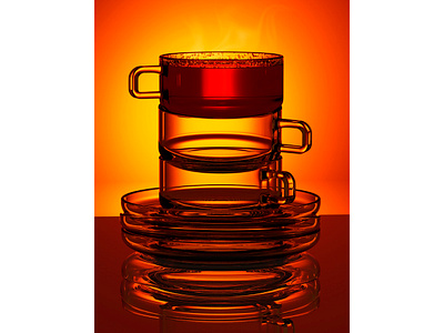 Lighting schemes for glass products with light spot effect backlight blender blender3d cup d3sign drink evaluation glass lighting modelling nodes orange product tea cup