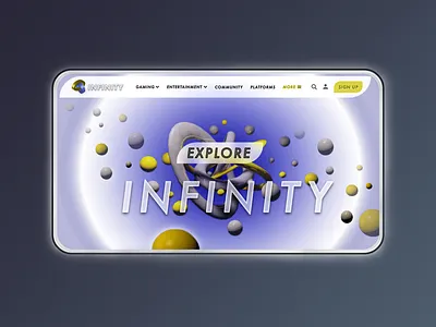 ♾ Infinity ♾ 3d 3dmodeling 3drender branding gamedesign gaming graphic design illustration logo productdesign typography ui ux uxdesign uxui vector vr webdesign website xr