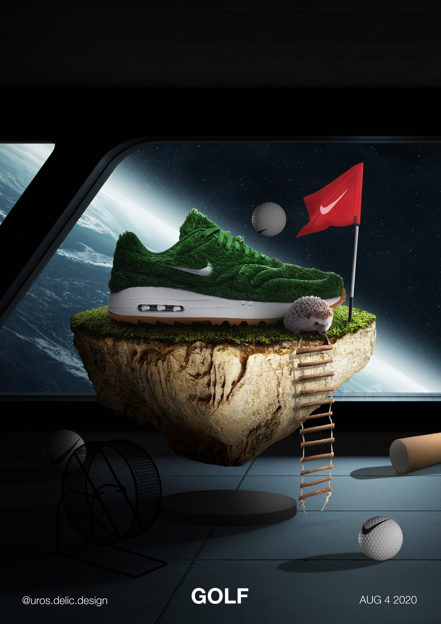 air max 1 golf grass
