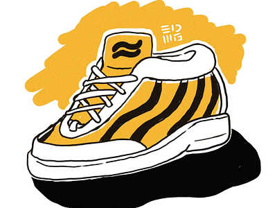 Ugly sneakers draw freelance illustration tenis