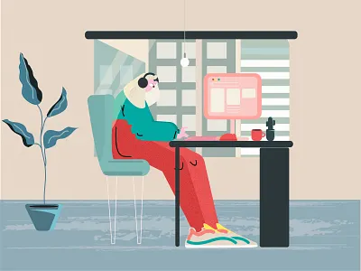 Office adobe illustrator art cartoon design fun illustration office office design officespace