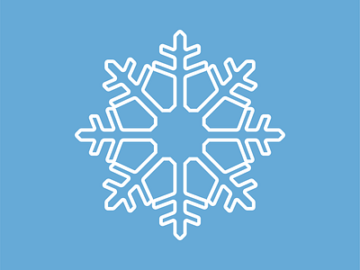 Snowflake flat illustration llustrator snow snowflake vector winter