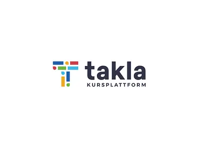 Takla classes clever diversity education geometric lettermark logo minimal simple