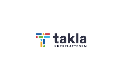 Takla classes clever diversity education geometric lettermark logo minimal simple