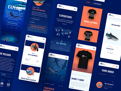 Blue Religion - ocean adventures blue booking coral figma mobile ocean photoshop protection reef religion responsive sea shark trip ui underwater ux view volunteer website