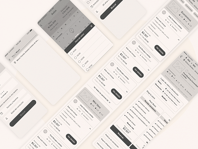 Cars Wireframes app app design cars mobile mobile app design mobile design mobile interface travel travel app ui user experience ux wireframe