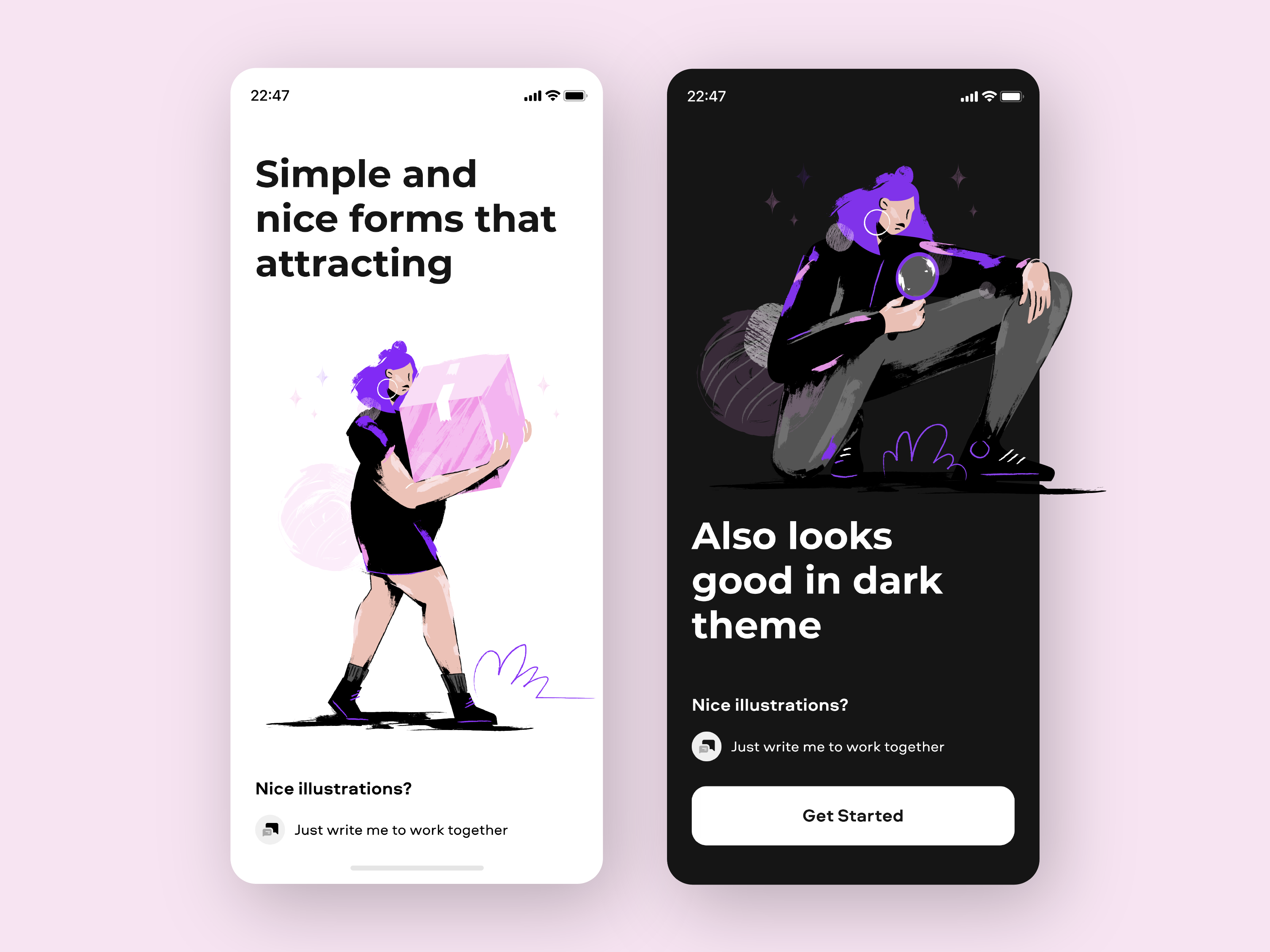 Example of First pack of illustrations