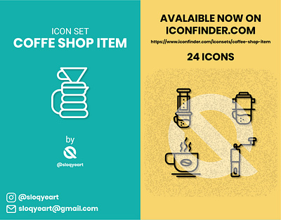 Coffee Shop Item 2 branding coffee design icon icon set illustration vector