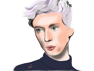 Troye drawing fanart illustration medibang painting