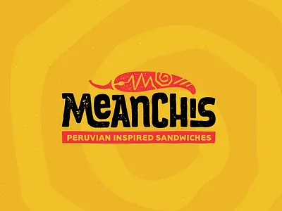 Meanchi's Logo graphic design hand lettering identity design logo logo design branding restaurant branding typogaphy