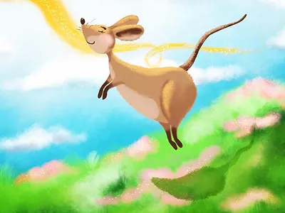 Follow the Cheddar childrens storybook digital digital illustration fiction illustration mouse playful procreate whimsical