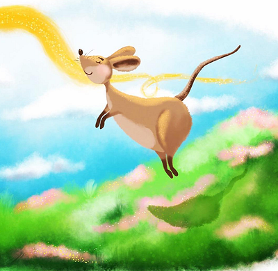 Follow the Cheddar childrens storybook digital digital illustration fiction illustration mouse playful procreate whimsical