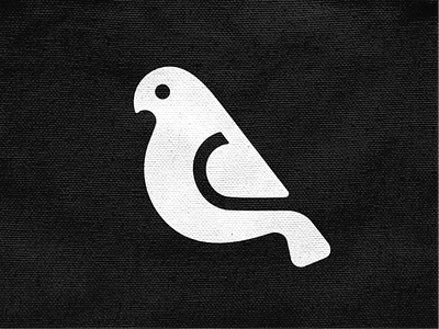 Dove mark! animal bird brand branding dove icon logo logo design logodesign mark monochrome negative space nest peace pigeon symbol wings