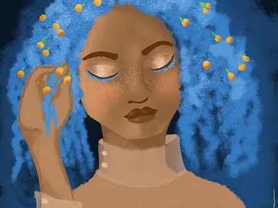 Taking a Moment digital digital art digital illustration fashion female peaceful procreate