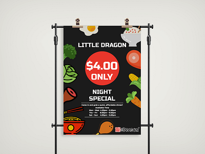 Night special sale poster design