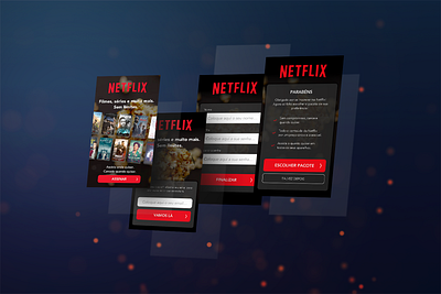 Netflix - Sign-up - #100DayUI netflix signup web mobile