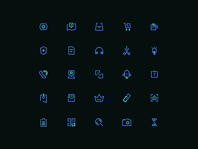 icon_双色线性 app design icon icon design iconography illustration illustrator ui 图标