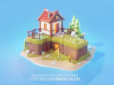 [Youtube Video] Low Poly Cube World - Blender 2.8 | 3d Art 3d artist 3d low poly 3d lowpoly 3d modeling 3d sculpting blender blender3d cartoon game art game design low poly stylised youtube