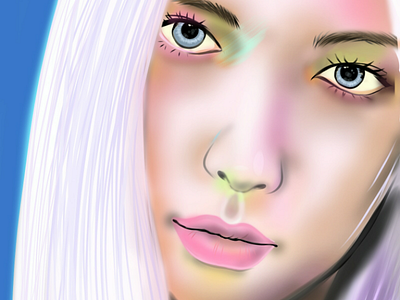 Rosé blackpink digital art digital painting fanart medibang painting rose